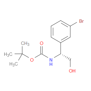 (R)-TERT-BUTYL (1-(3-BROMOPHENYL)-2-HYDROXYETHYL)CARBAMATE - Click Image to Close