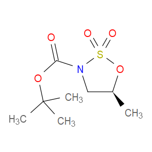 (S)-TERT-BUTYL 5-METHYL-1,2,3-OXATHIAZOLIDINE-3-CARBOXYLATE 2,2-DIOXIDE - Click Image to Close