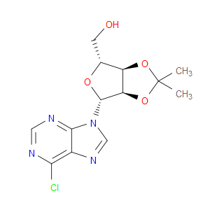 6-CHLORO-9-[2,3-O-(1-METHYLETHYLIDENE)-BETA-D-RIBOFURANOSYL]-9H-PURINE