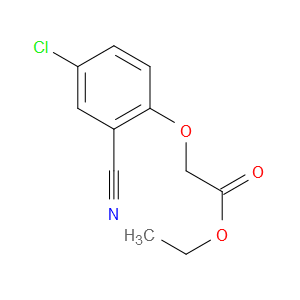 ETHYL 2-(4-CHLORO-2-CYANOPHENOXY)ACETATE