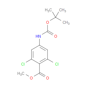 METHYL 4-((TERT-BUTOXYCARBONYL)AMINO)-2,6-DICHLOROBENZOATE