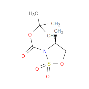 (4S)-2,2-DIOXIDO-4-METHYL-1,2,3-OXATHIAZOLIDINE, N-BOC PROTECTED - Click Image to Close