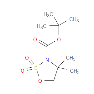 TERT-BUTYL 4,4-DIMETHYL-2,2-DIOXOOXATHIAZOLIDINE-3-CARBOXYLATE - Click Image to Close