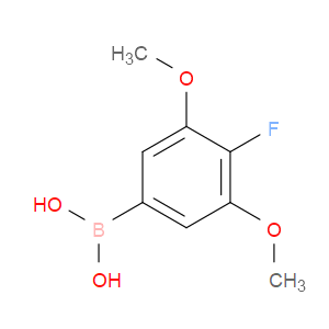 (4-FLUORO-3,5-DIMETHOXYPHENYL)BORONIC ACID - Click Image to Close
