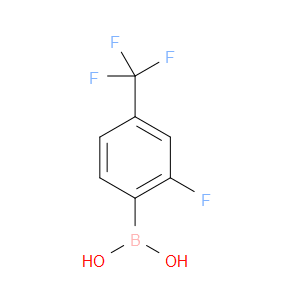 2-FLUORO-4-(TRIFLUOROMETHYL)PHENYLBORONIC ACID - Click Image to Close