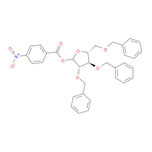 2,3,5-TRI-O-BENZYL-1-O-(4-NITROBENZOYL)-D-ARABINOFURANOSE