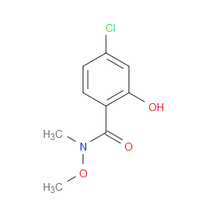4-CHLORO-2-HYDROXY-N-METHOXY-N-METHYLBENZAMIDE