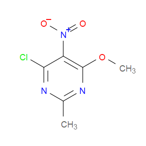 4-CHLORO-6-METHOXY-2-METHYL-5-NITROPYRIMIDINE