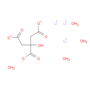 Lithium citrate tribasic tetrahydrate - Click Image to Close