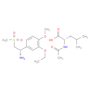 (S)-1-(3-ETHOXY-4-METHOXYPHENYL)-2-(METHYLSULFONYL)ETHYLAMINE N-ACETYL-L-LEUCINE SALT