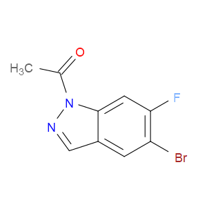 1-(5-BROMO-6-FLUORO-1H-INDAZOL-1-YL)ETHANONE
