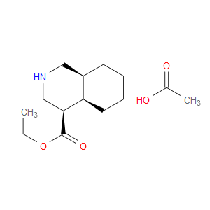 RACEMIC-(4R,4AR,8AS)-ETHYL DECAHYDROISOQUINOLINE-4-CARBOXYLATE ACETATE