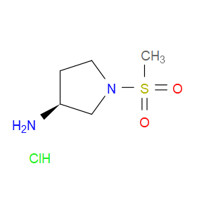 (3S)-1-METHANESULFONYLPYRROLIDIN-3-AMINE HYDROCHLORIDE - Click Image to Close