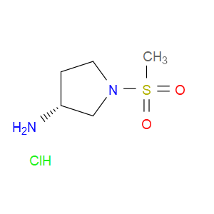 (3R)-1-METHANESULFONYLPYRROLIDIN-3-AMINE HYDROCHLORIDE