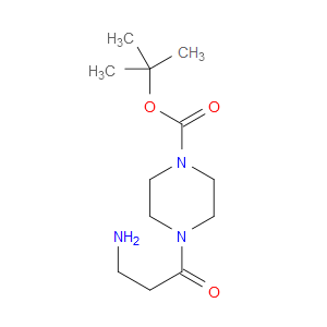 4-(3-AMINO-PROPIONYL)-PIPERAZINE-1-CARBOXYLIC ACID TERT-BUTYL ESTER - Click Image to Close
