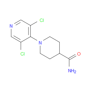1-(3,5-DICHLOROPYRIDIN-4-YL)PIPERIDINE-4-CARBOXAMIDE