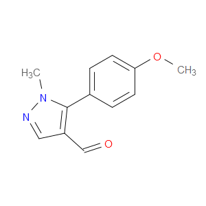 5-(4-METHOXYPHENYL)-1-METHYL-1H-PYRAZOLE-4-CARBALDEHYDE - Click Image to Close