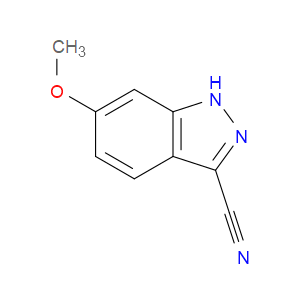 6-METHOXY-1H-INDAZOLE-3-CARBONITRILE - Click Image to Close