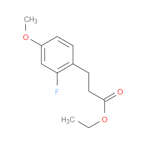 ETHYL 3-(2-FLUORO-4-METHOXYPHENYL)PROPANOATE - Click Image to Close