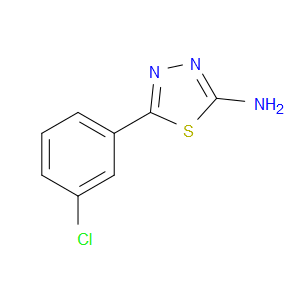 5-(3-CHLOROPHENYL)-1,3,4-THIADIAZOL-2-AMINE - Click Image to Close