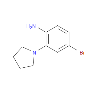 4-BROMO-2-(PYRROLIDIN-1-YL)ANILINE - Click Image to Close