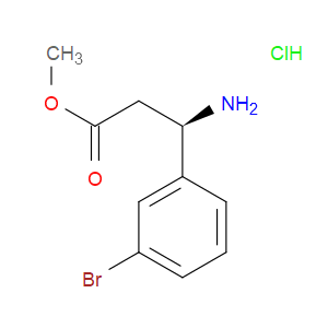 METHYL (3R)-3-AMINO-3-(3-BROMOPHENYL)PROPANOATE HYDROCHLORIDE - Click Image to Close