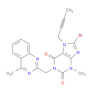 8-BROMO-7-(BUT-2-YN-1-YL)-3-METHYL-1-((4-METHYLQUINAZOLIN-2-YL)METHYL)-1H-PURINE-2,6(3H,7H)-DIONE - Click Image to Close