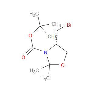 TERT-BUTYL (4S)-4-(BROMOMETHYL)-2,2-DIMETHYL-1,3-OXAZOLIDINE-3-CARBOXYLATE