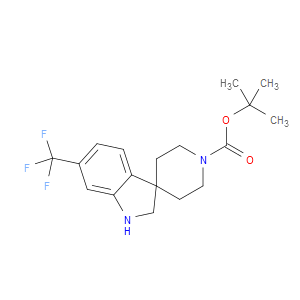 TERT-BUTYL 6-TRIFLUOROMETHYLSPIRO[INDOLINE-3,4'-PIPERIDINE]-1'-CARBOXYLATE