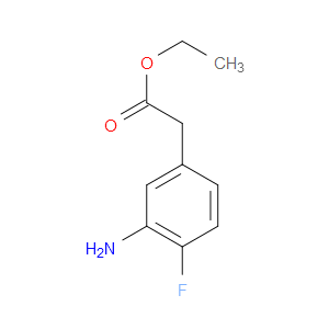 ETHYL 2-(3-AMINO-4-FLUOROPHENYL)ACETATE - Click Image to Close