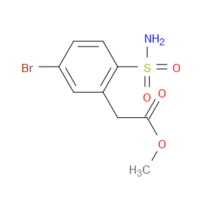 4-BROMO-2-(METHOXYCARBONYLMETHYL)BENZENESULFONAMIDE - Click Image to Close