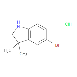 5-BROMO-3,3-DIMETHYL-2,3-DIHYDRO-1H-INDOLE HYDROCHLORIDE