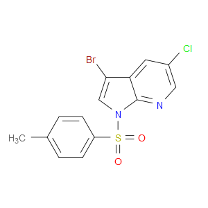 3-BROMO-5-CHLORO-1-(4-METHYLBENZENESULFONYL)-1H-PYRROLO[2,3-B]PYRIDINE