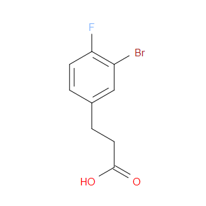 3-(3-BROMO-4-FLUOROPHENYL)PROPANOIC ACID - Click Image to Close