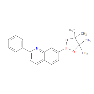 2-PHENYL-7-(4,4,5,5-TETRAMETHYL-1,3,2-DIOXABOROLAN-2-YL)QUINOLINE