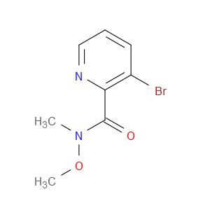 3-BROMO-N-METHOXY-N-METHYLPICOLINAMIDE - Click Image to Close