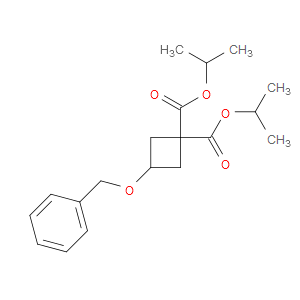 3-(PHENYLMETHOXY)-1,1-CYCLOBUTANEDICARBOXYLIC ACID DIISOPROPYL DIESTER