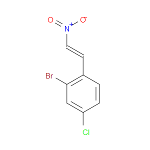 (E)-2-BROMO-4-CHLORO-1-(2-NITROVINYL)BENZENE