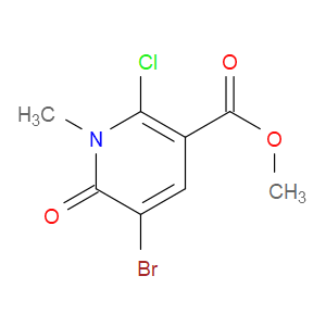 METHYL 5-BROMO-2-CHLORO-1-METHYL-6-OXO-1,6-DIHYDROPYRIDINE-3-CARBOXYLATE - Click Image to Close