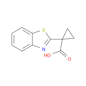 1-(BENZO[D]THIAZOL-2-YL)CYCLOPROPANECARBOXYLIC ACID - Click Image to Close
