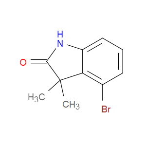 4-BROMO-3,3-DIMETHYLINDOLIN-2-ONE - Click Image to Close