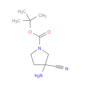 TERT-BUTYL 3-AMINO-3-CYANOPYRROLIDINE-1-CARBOXYLATE - Click Image to Close