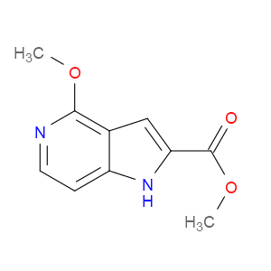 METHYL 4-METHOXY-1H-PYRROLO[3,2-C]PYRIDINE-2-CARBOXYLATE