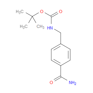 TERT-BUTYL 4-CARBAMOYLBENZYLCARBAMATE - Click Image to Close