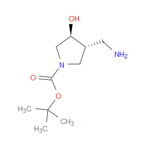 TERT-BUTYL TRANS-3-(AMINOMETHYL)-4-HYDROXYPYRROLIDINE-1-CARBOXYLATE - Click Image to Close