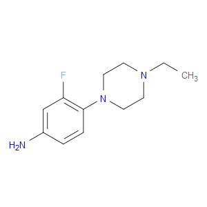 4-(4-ETHYLPIPERAZIN-1-YL)-3-FLUOROANILINE - Click Image to Close