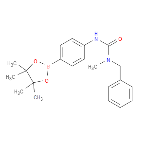 1-BENZYL-1-METHYL-3-(4-(4,4,5,5-TETRAMETHYL-1,3,2-DIOXABOROLAN-2-YL)PHENYL)UREA