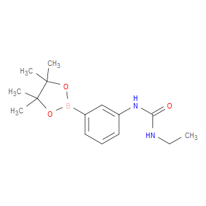 1-ETHYL-3-(3-(4,4,5,5-TETRAMETHYL-1,3,2-DIOXABOROLAN-2-YL)PHENYL)UREA