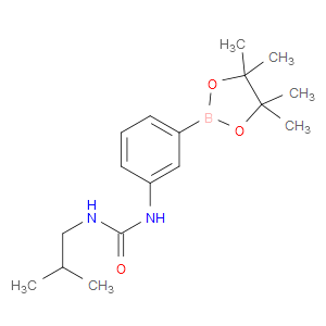 1-ISOBUTYL-3-(3-(4,4,5,5-TETRAMETHYL-1,3,2-DIOXABOROLAN-2-YL)PHENYL)UREA