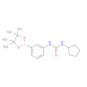 1-CYCLOPENTYL-3-(3-(4,4,5,5-TETRAMETHYL-1,3,2-DIOXABOROLAN-2-YL)PHENYL)UREA - Click Image to Close